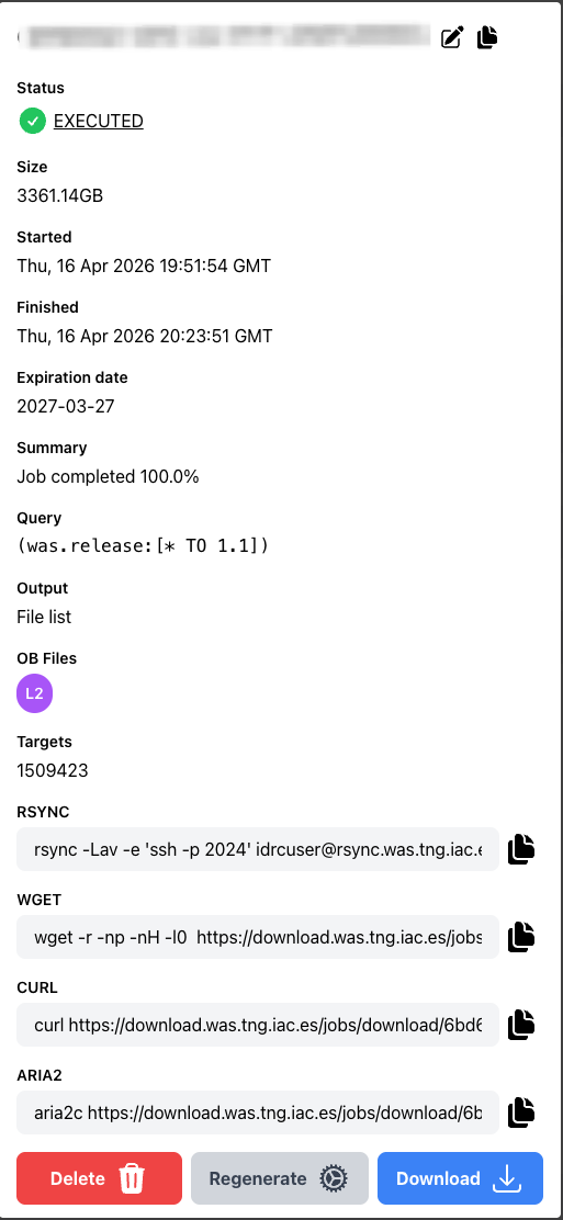 Download job